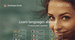 Desktop Screenshot of eurolinguastudy.com